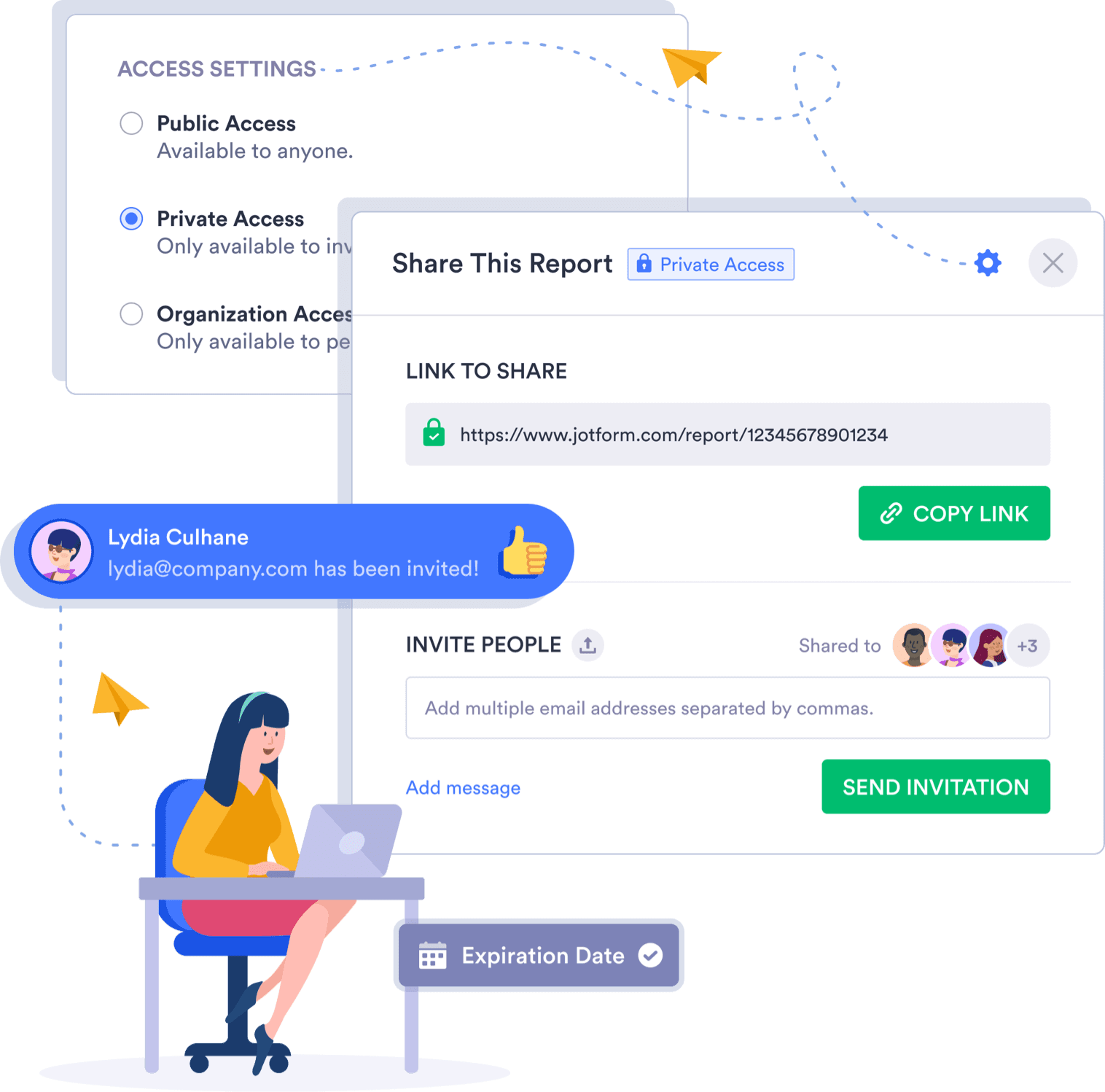 Share your reports instantly