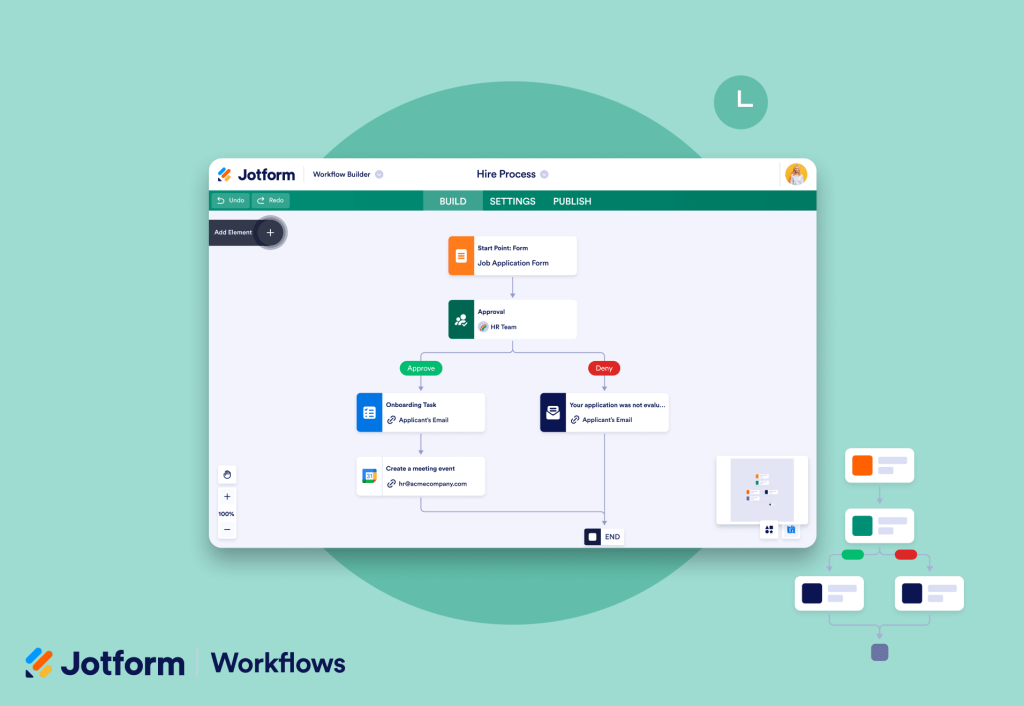 Easy-to-use Workflow builder
