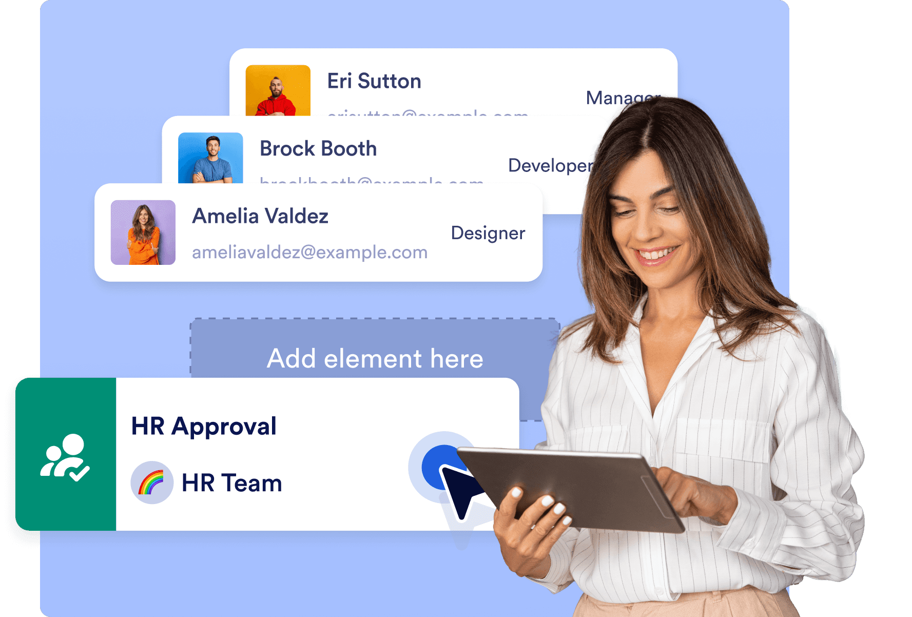 Set up an approval process for a group or team