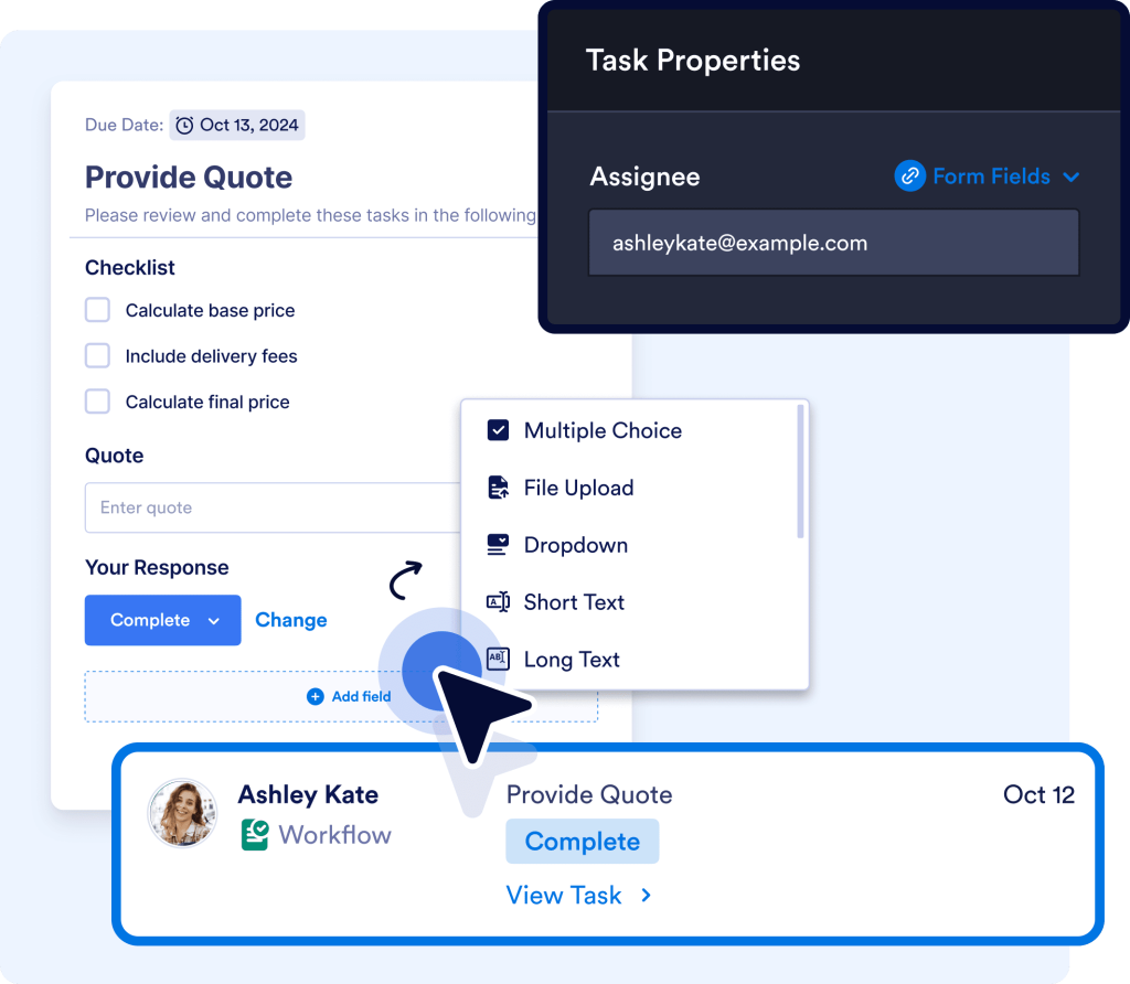 Track steps and approvers