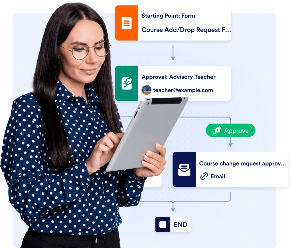 Approve course requests in a snap
