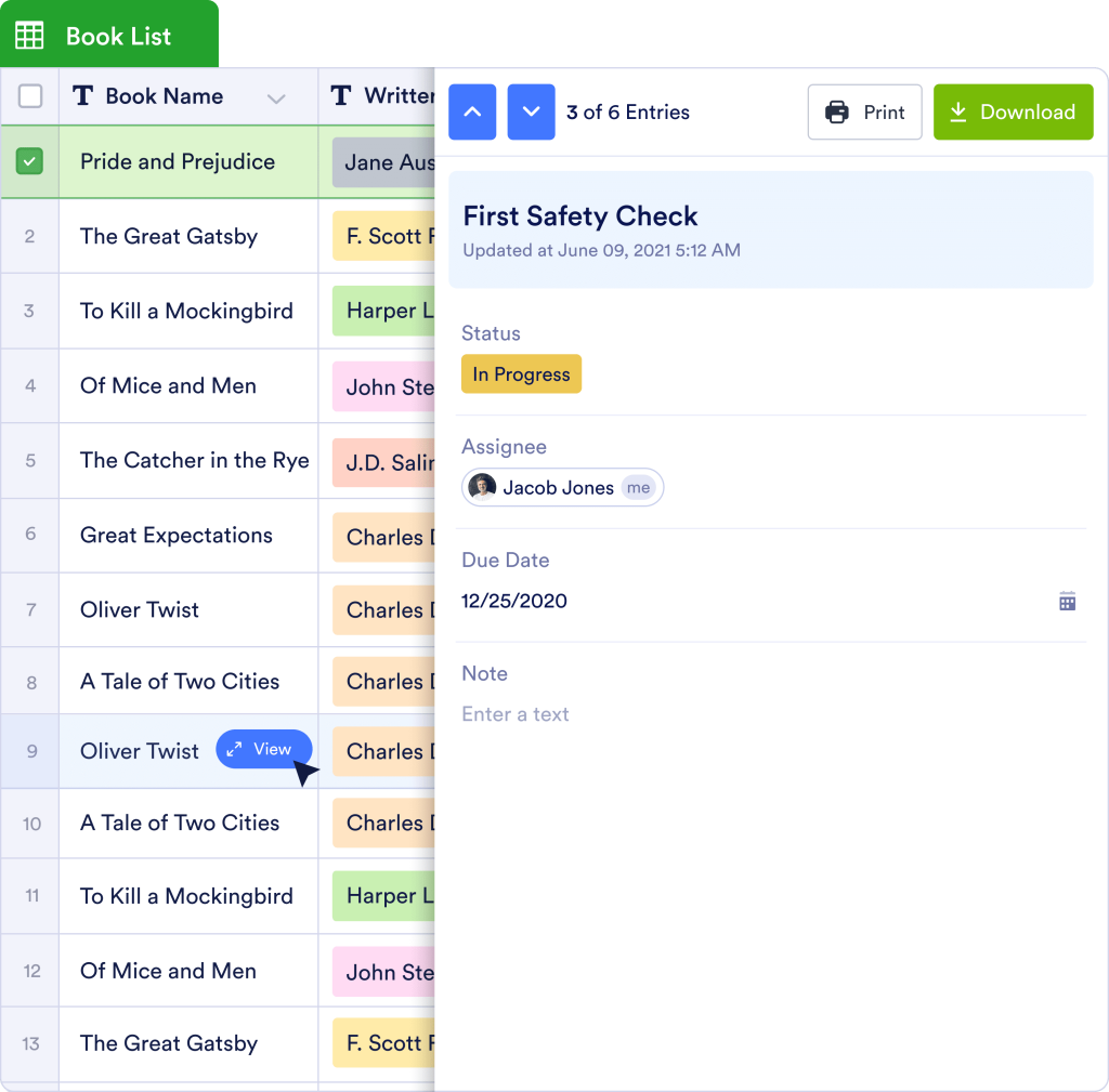 See your data at a glance