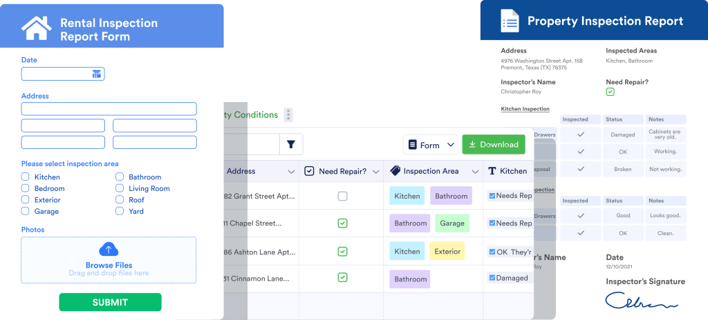 Rental Inspection Report Form
