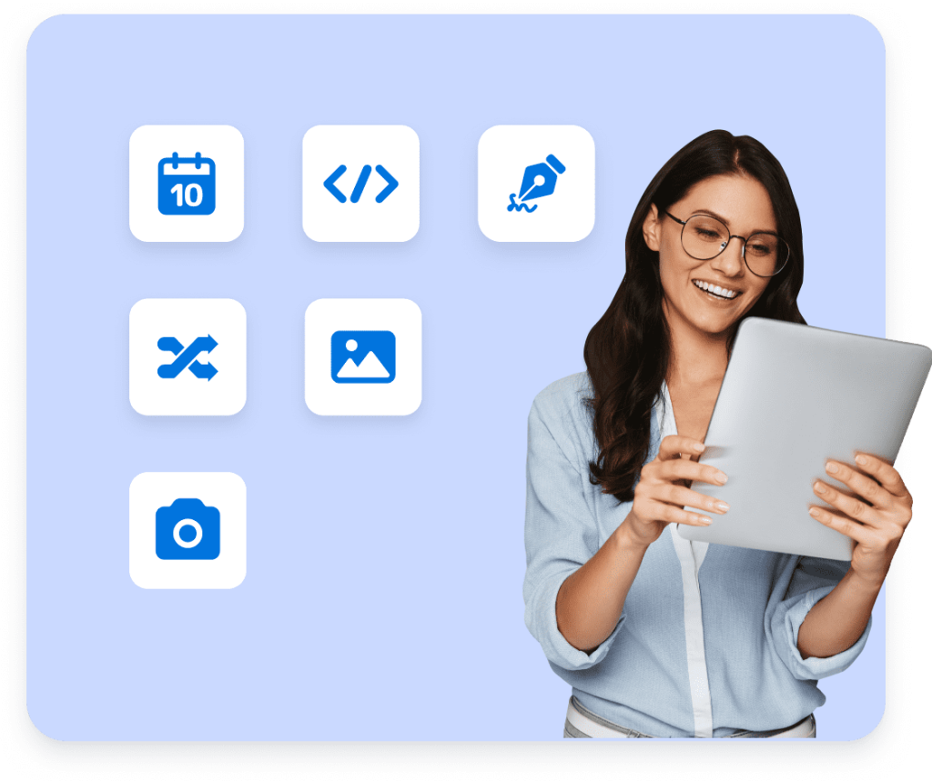 Navigating products and features