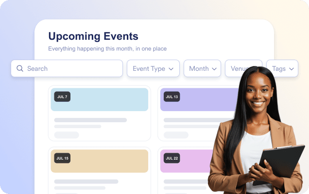 Help visitors find the right event faster