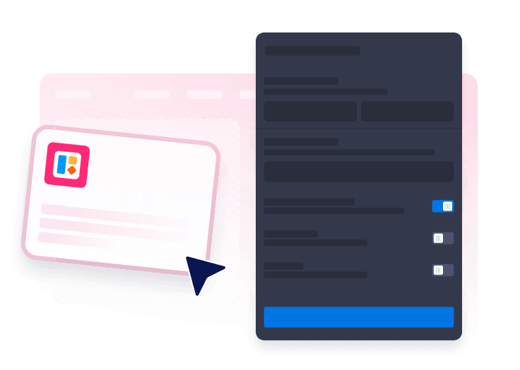 Choose widget elements