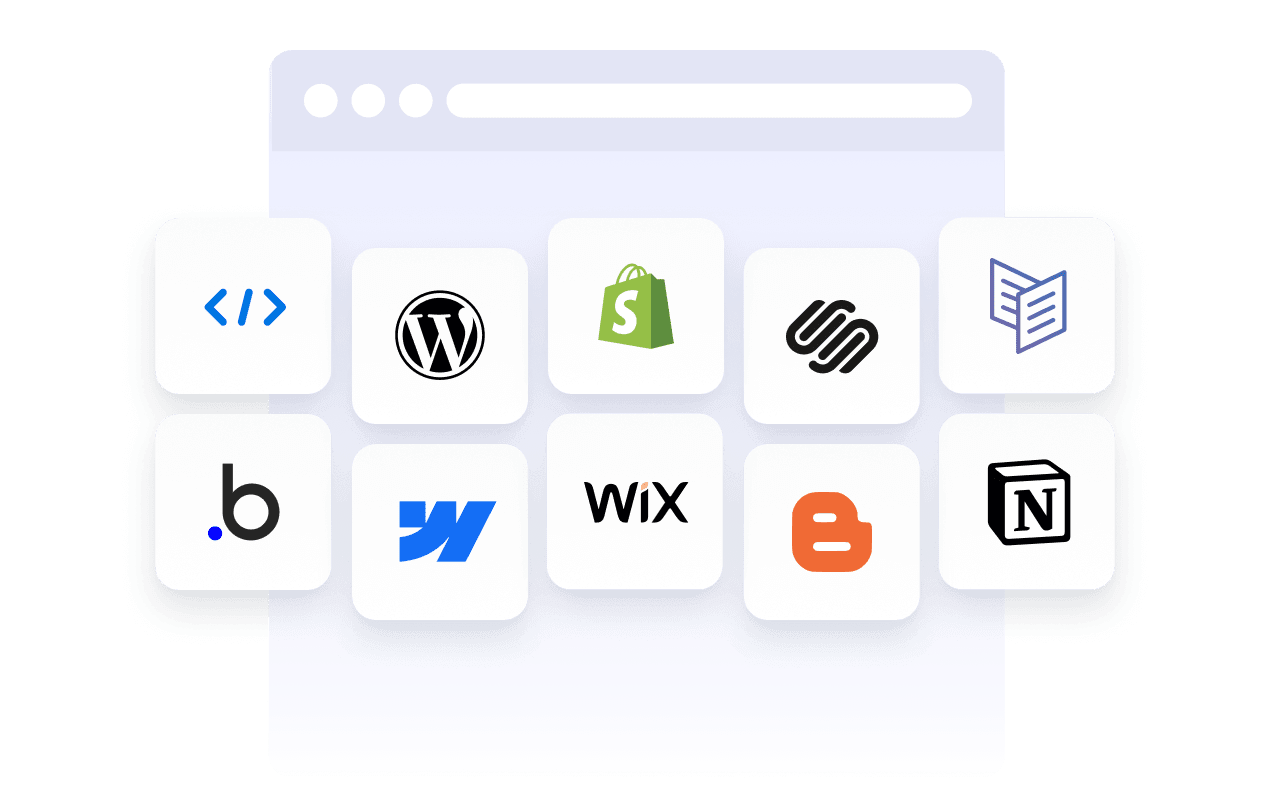 Works on most websites and platforms