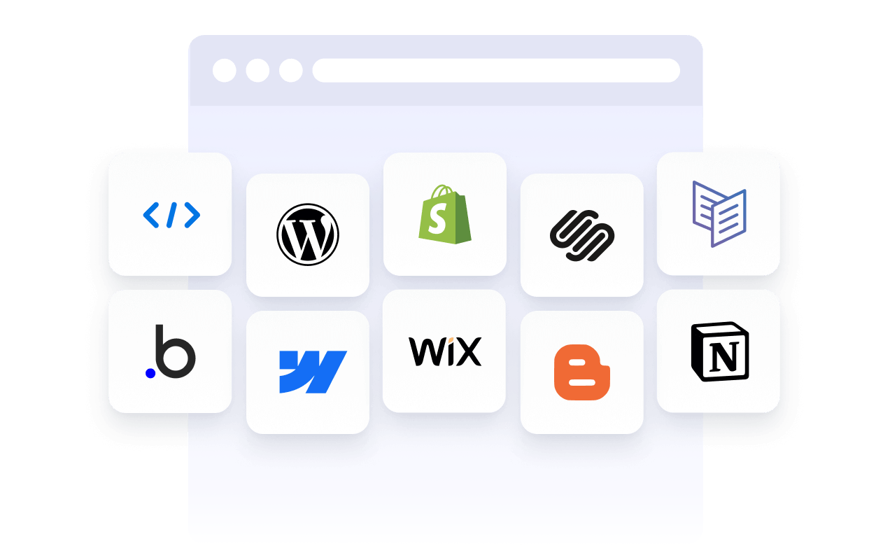 Works on most websites and platforms