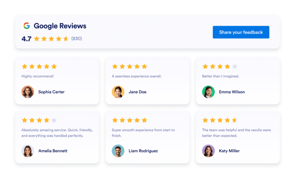 Customize How Google Reviews Appear on Your Website