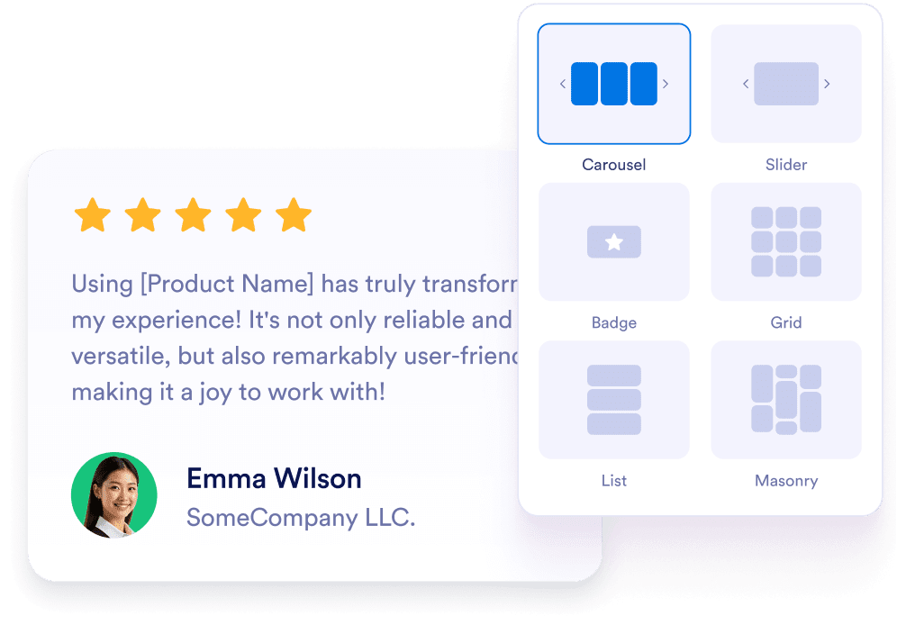 Customize your widget