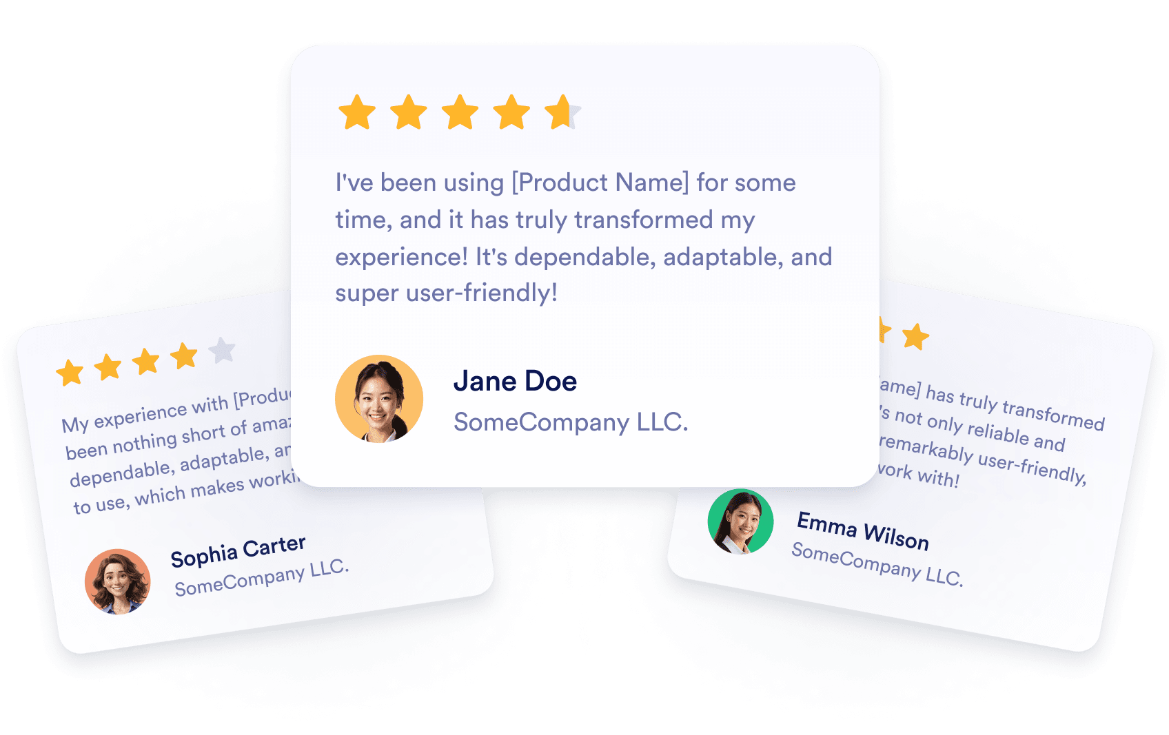 Build credibility with real testimonials