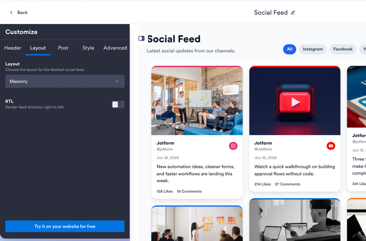 Choose a responsive layout