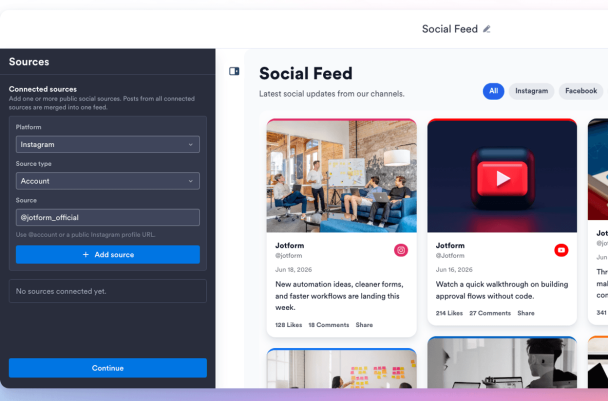 Create Your Own Social Feed Widget in Seconds for Your Website