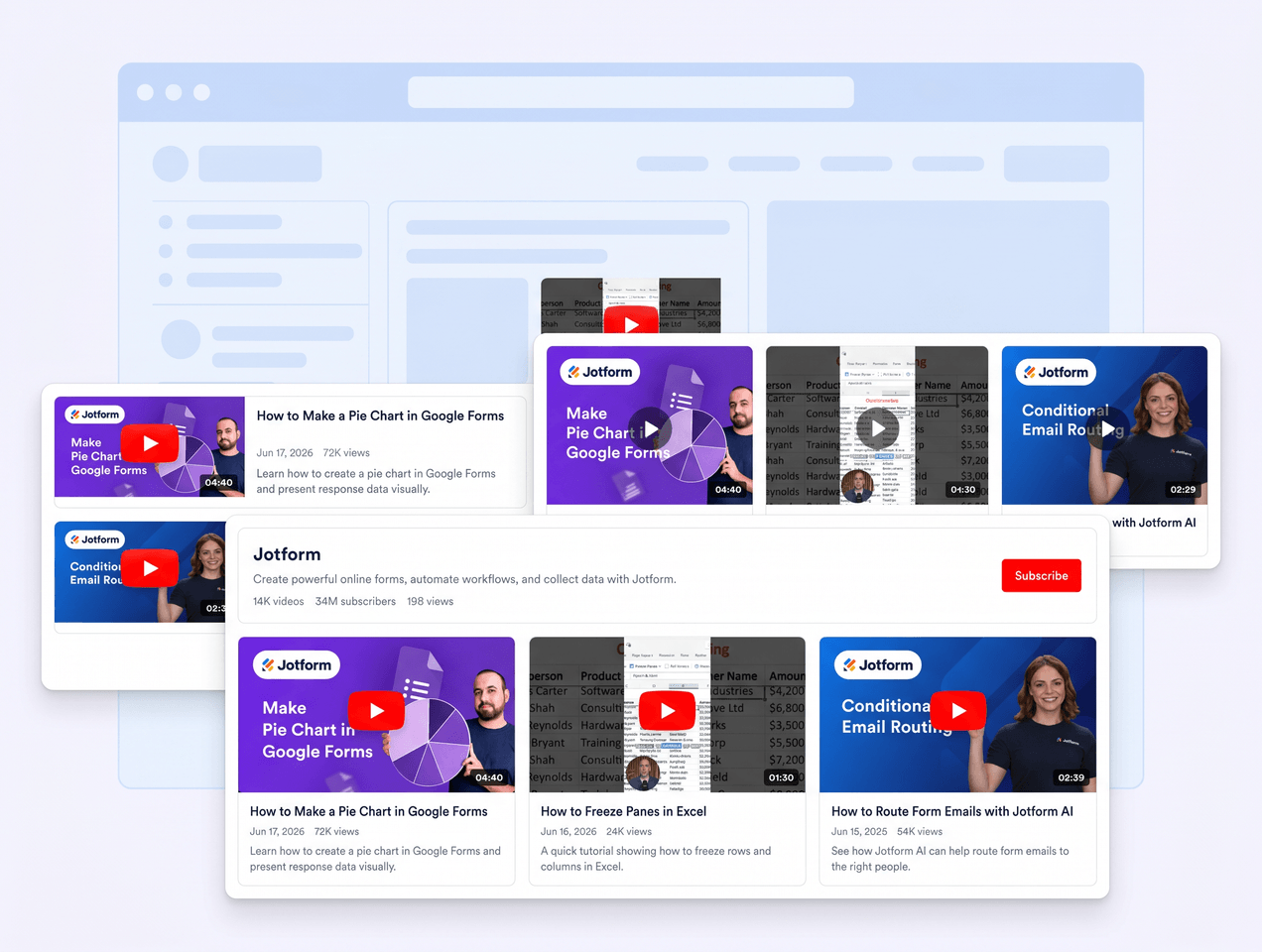 Control the browsing experience