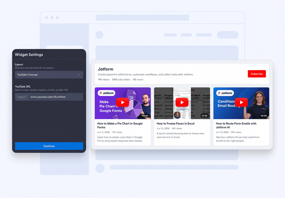 Connect your YouTube source