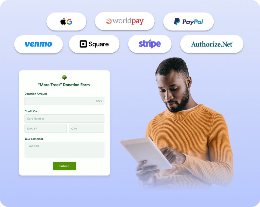 Accept payments securely