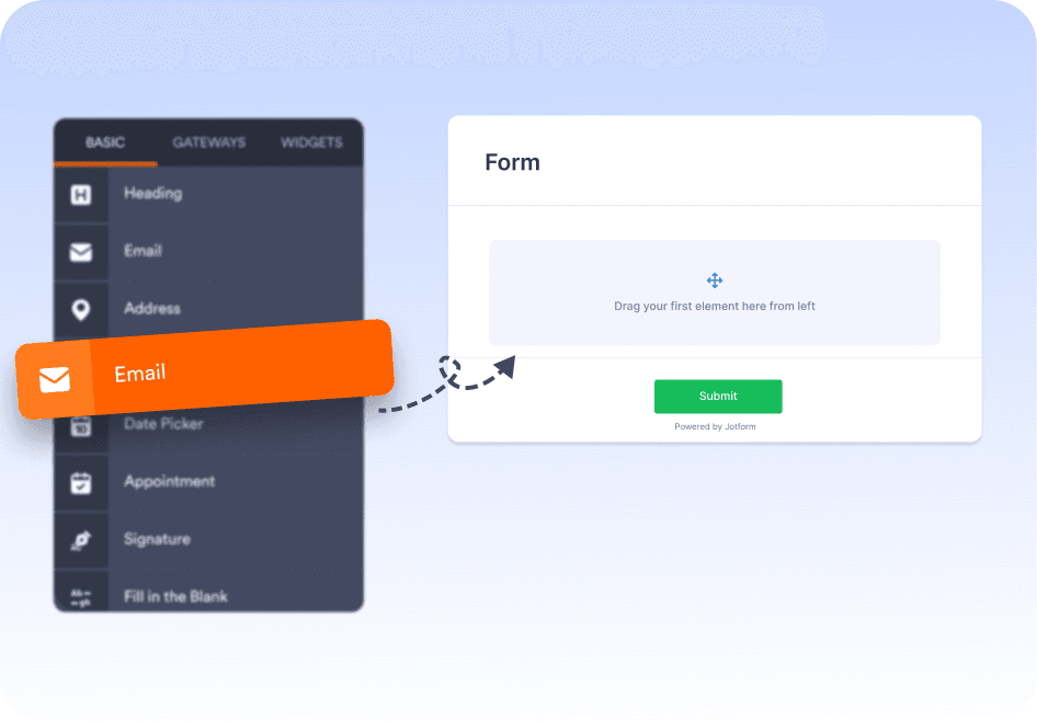 Build a form from scratch