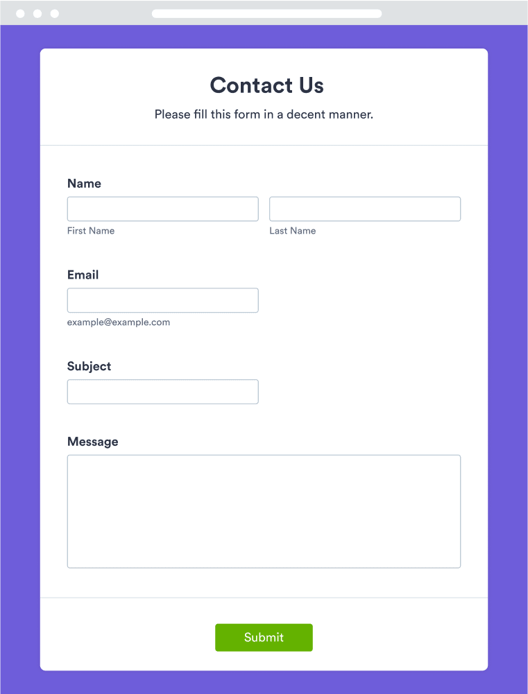 Contact Form