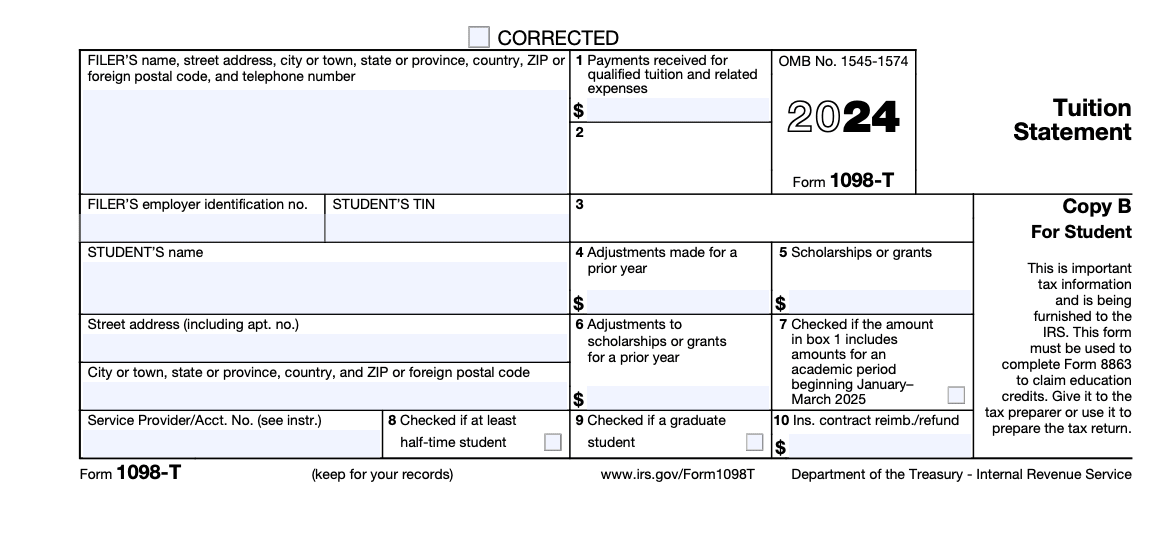 1098-T Form