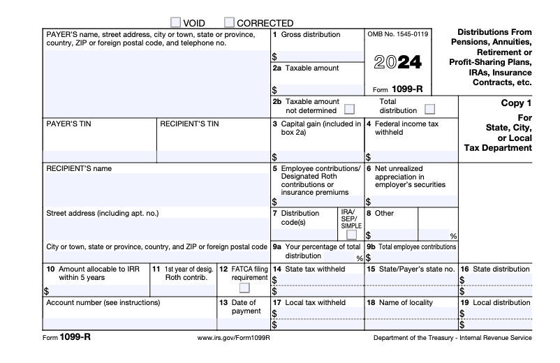 1099-R Form
