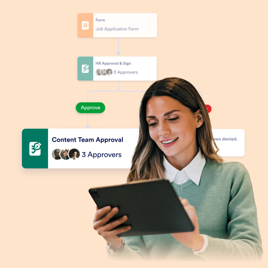 Add approval workflows