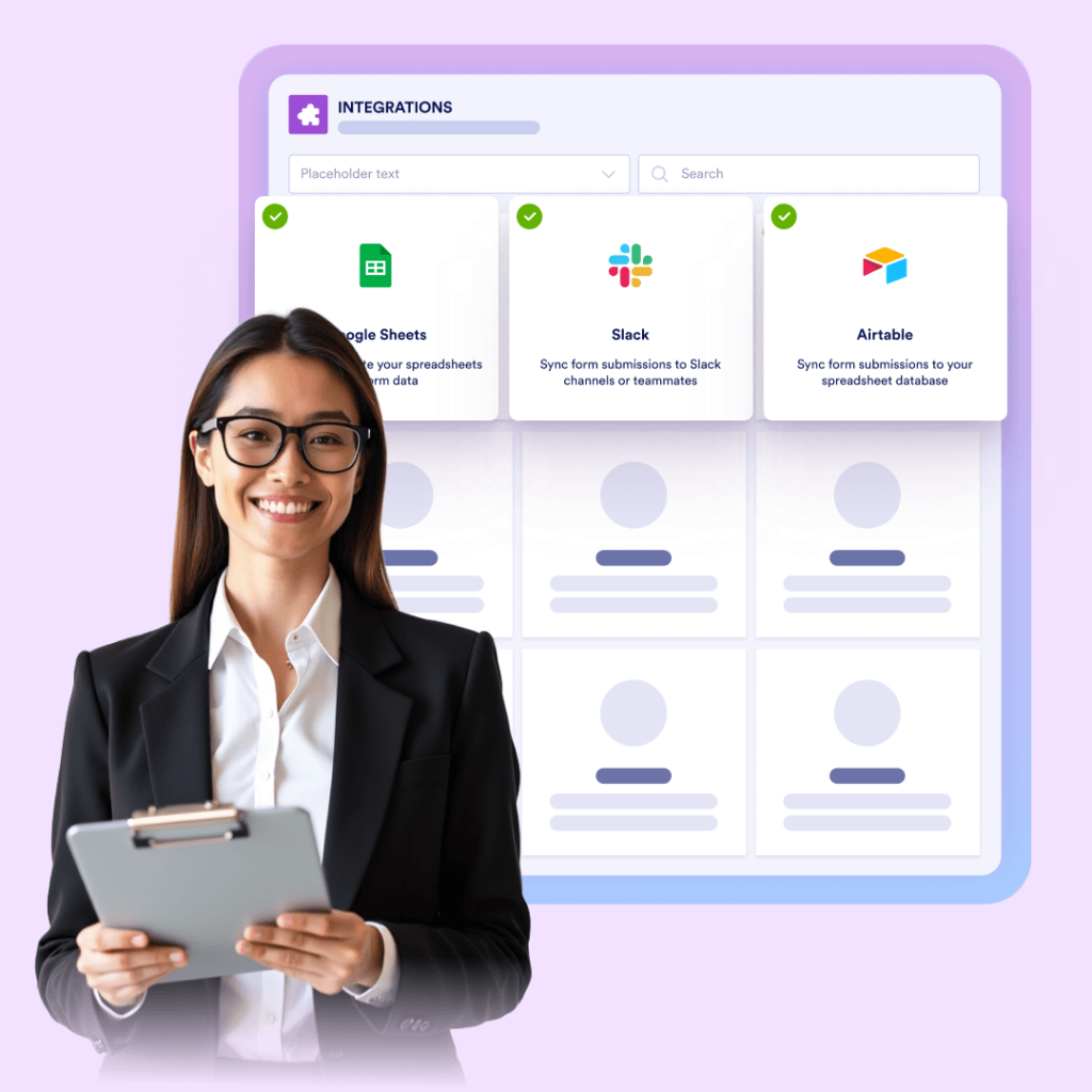 Connect your forms to other tools