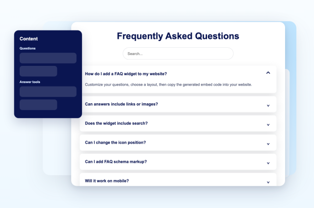 Build Questions Visually
