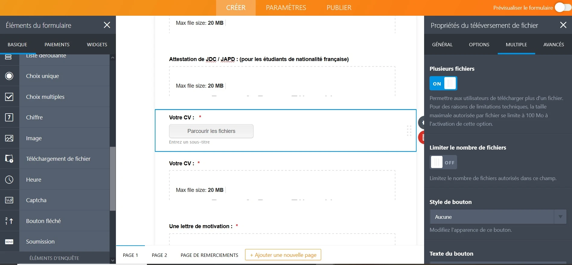 Jotform Thread 2300601 Screenshot