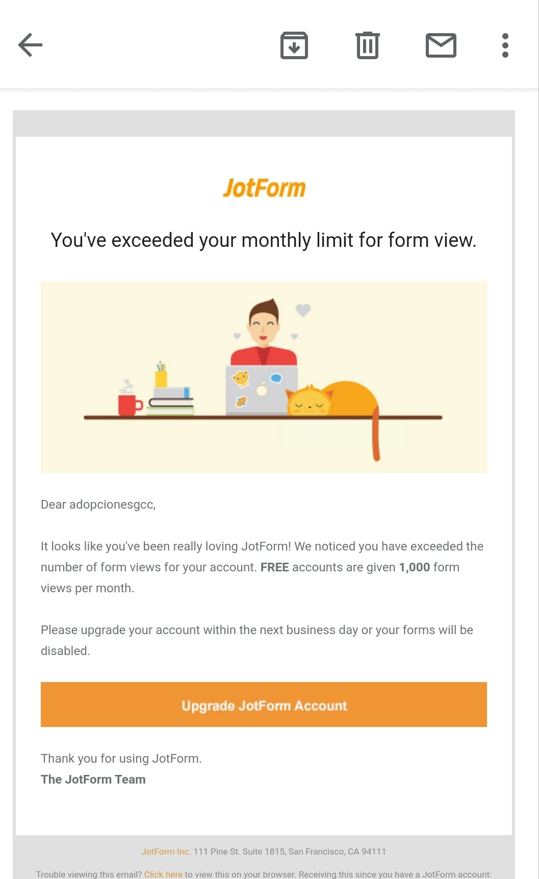Jotform Thread 2718067 Screenshot