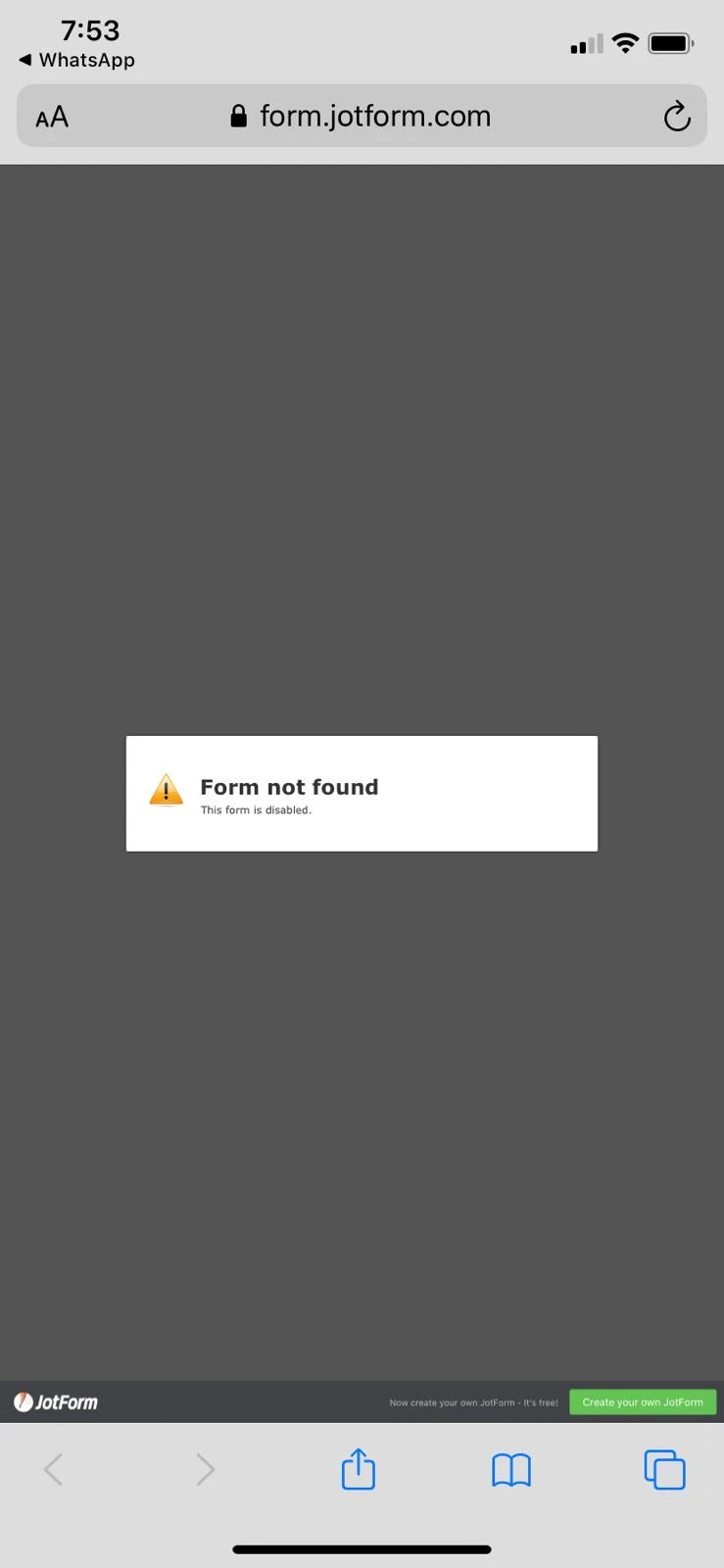 Jotform Thread 2523545 Screenshot