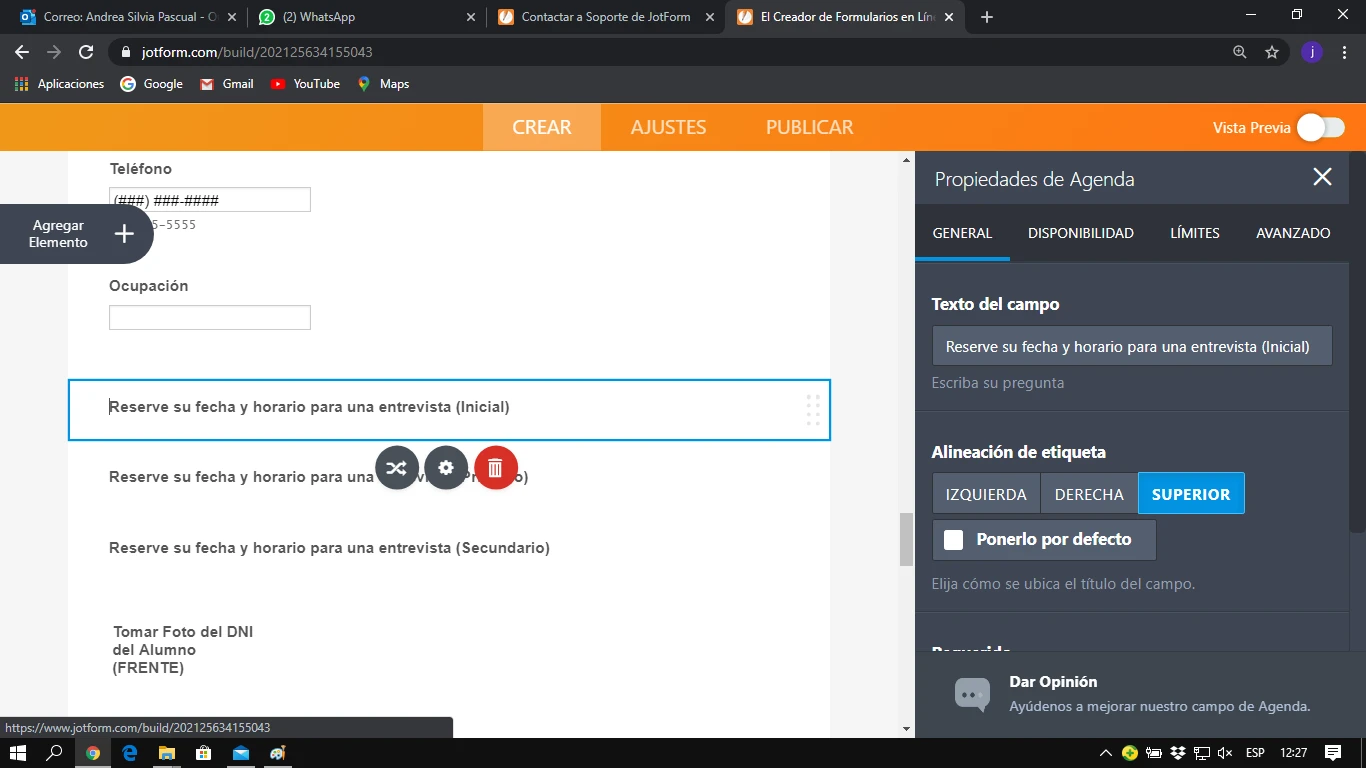 Jotform Thread 2523227 Screenshot