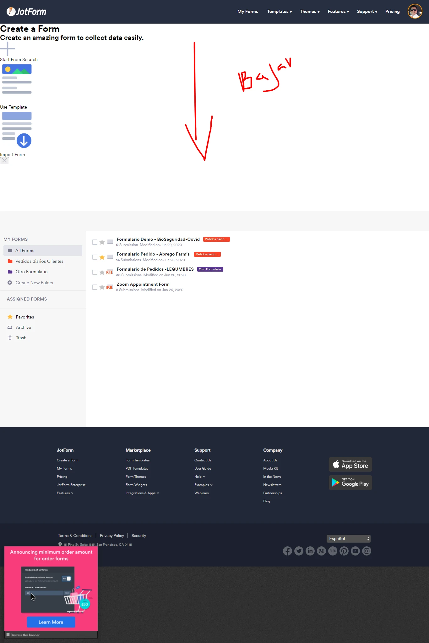 Jotform Thread 2418425 Screenshot