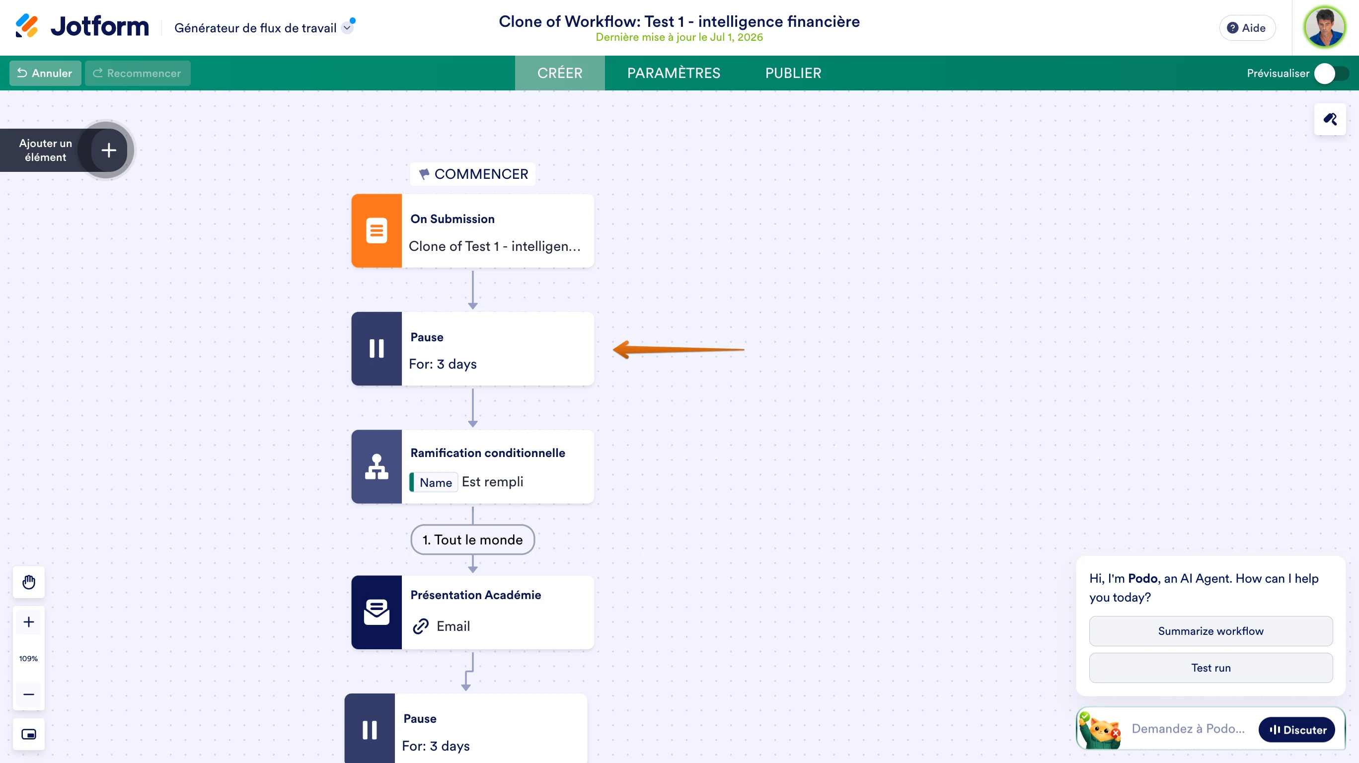 Workflow: Erreur lors de lenvoi de mail de test Image 3 Screenshot 62