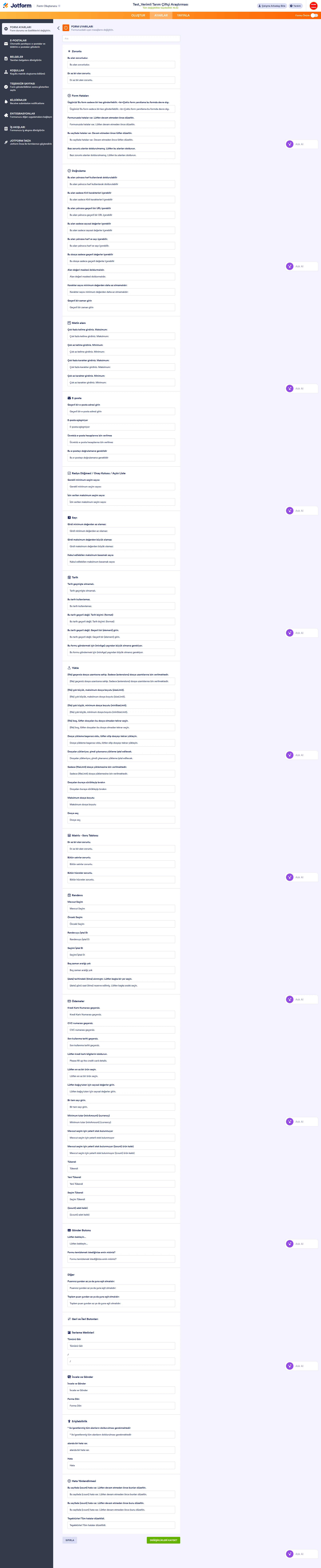 Uyarı Mesajları dil desteği Image 1 Screenshot 20