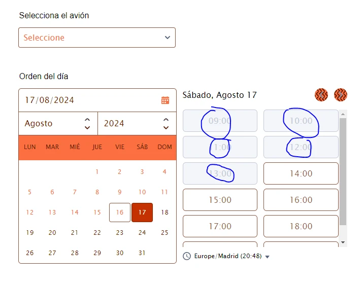How to free up the time slots that were chosen before? Image 1 Screenshot 20