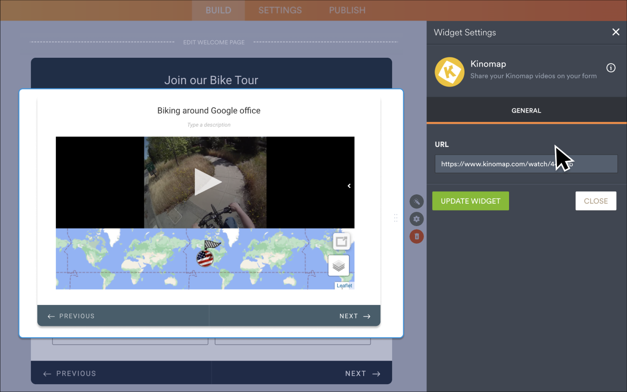 Kinomap - Form Widgets | Jotform