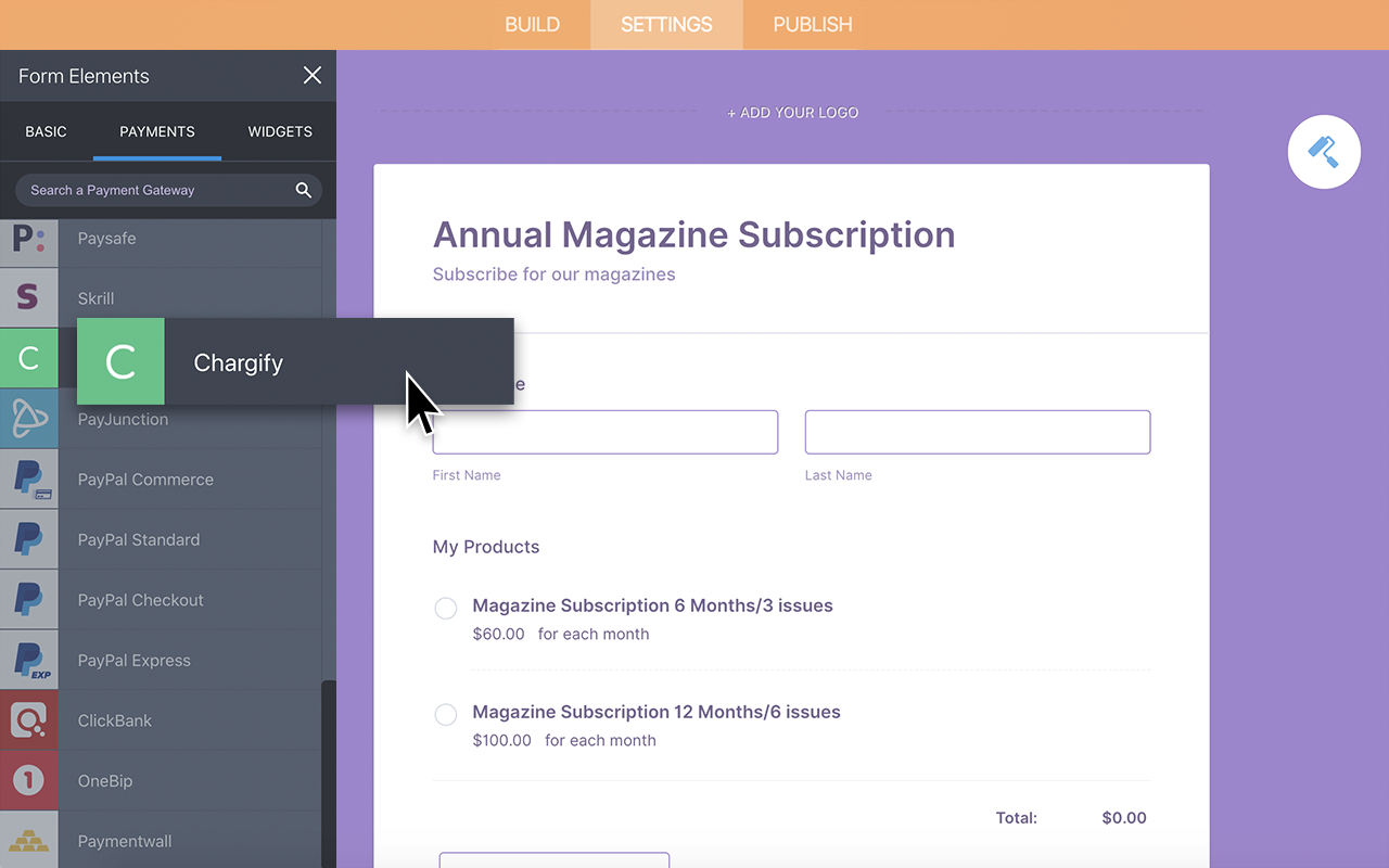Chargify Integration Screenshot 3