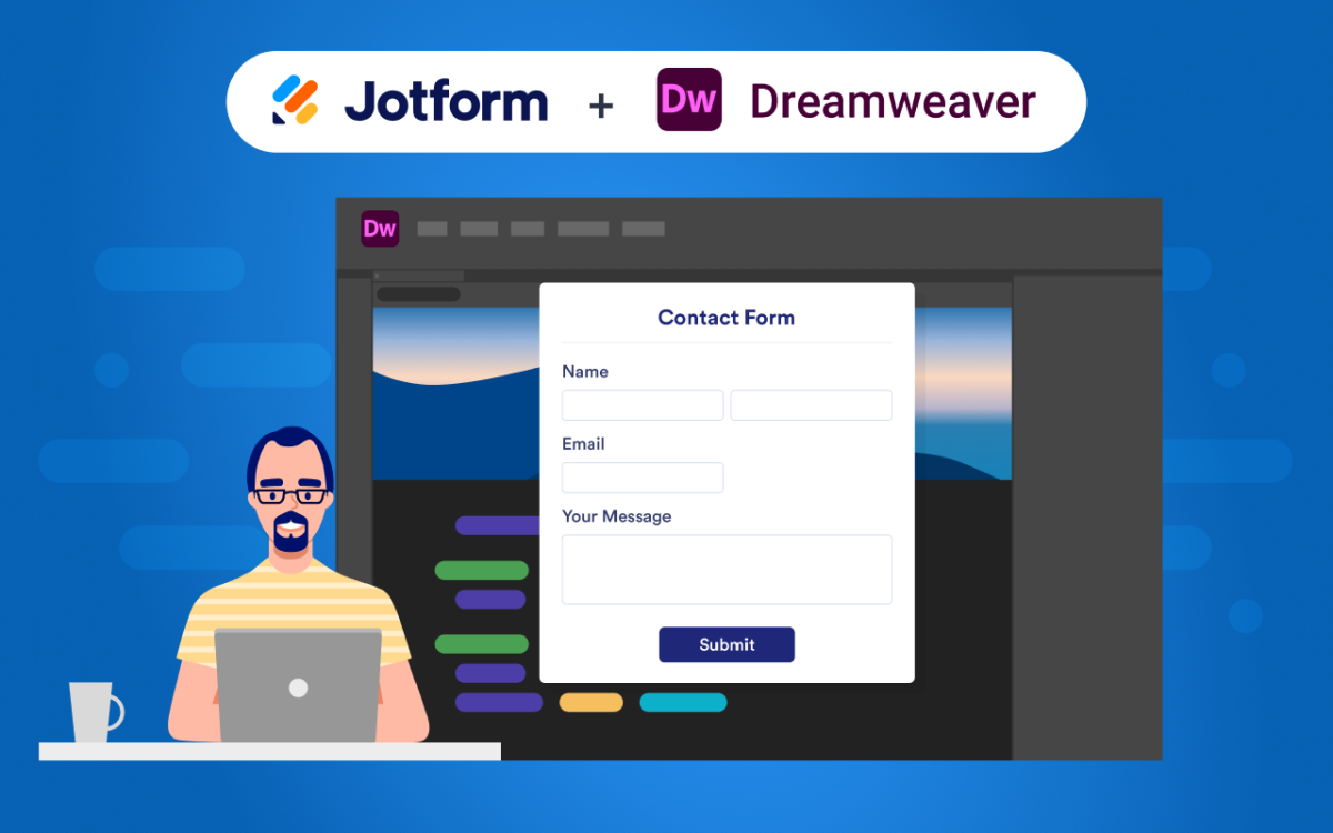 Jotform Dreamweaver Integration | CMS Integrations