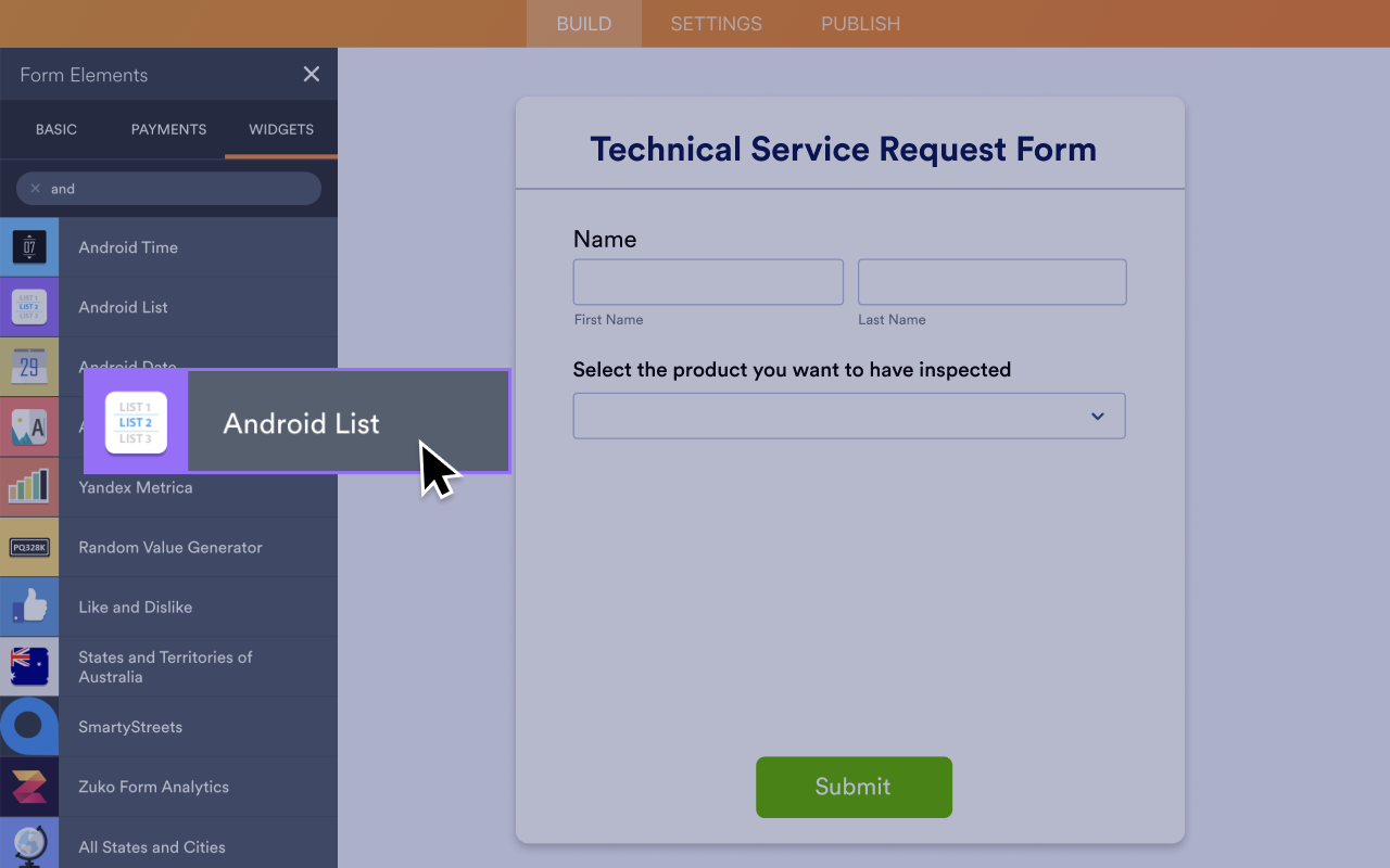 Android List Screenshot 2