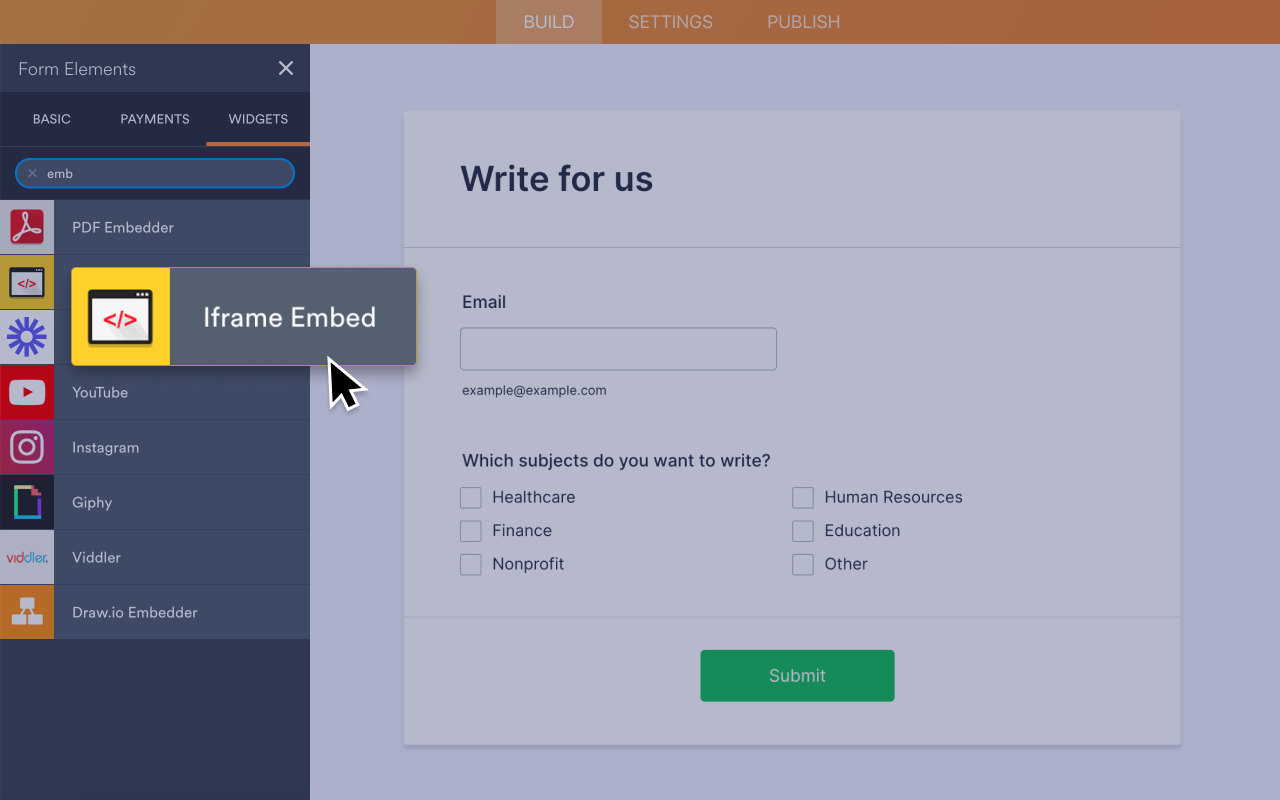 Iframe Embed Screenshot 2