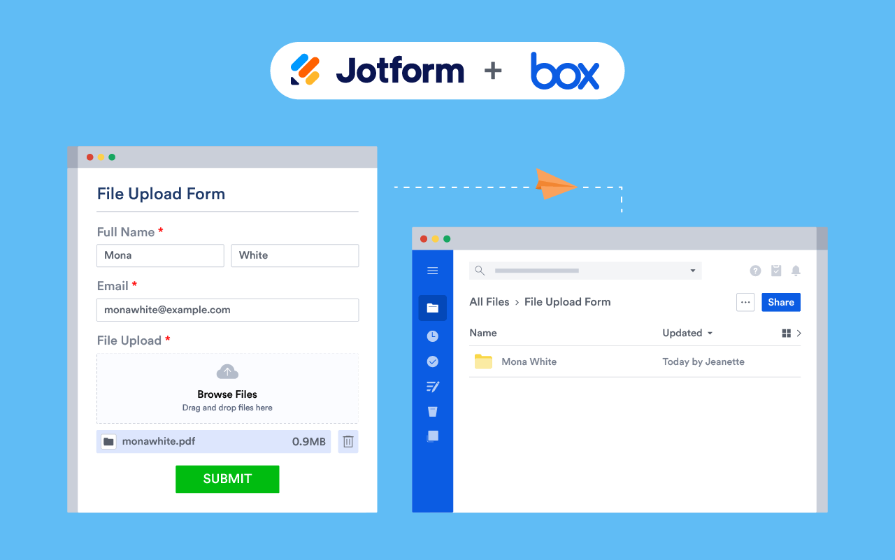 Jotform Box Integration | File Sharing & Storage Integrations