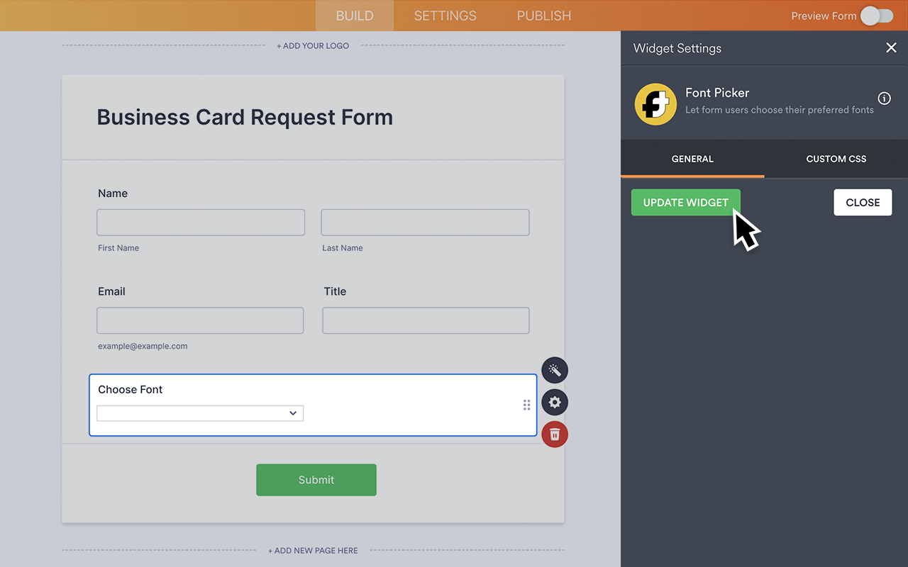 Font Picker Screenshot 3