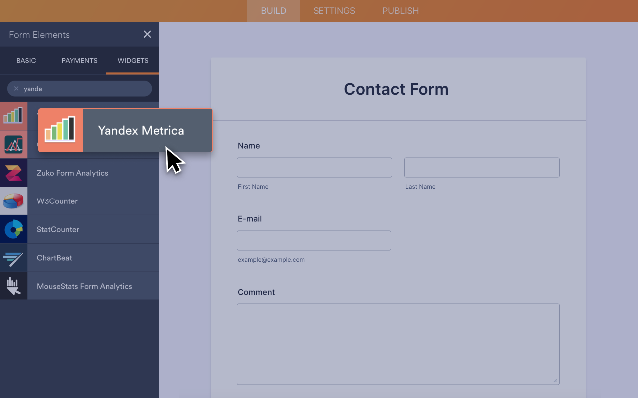 Yandex Metrica Screenshot 2