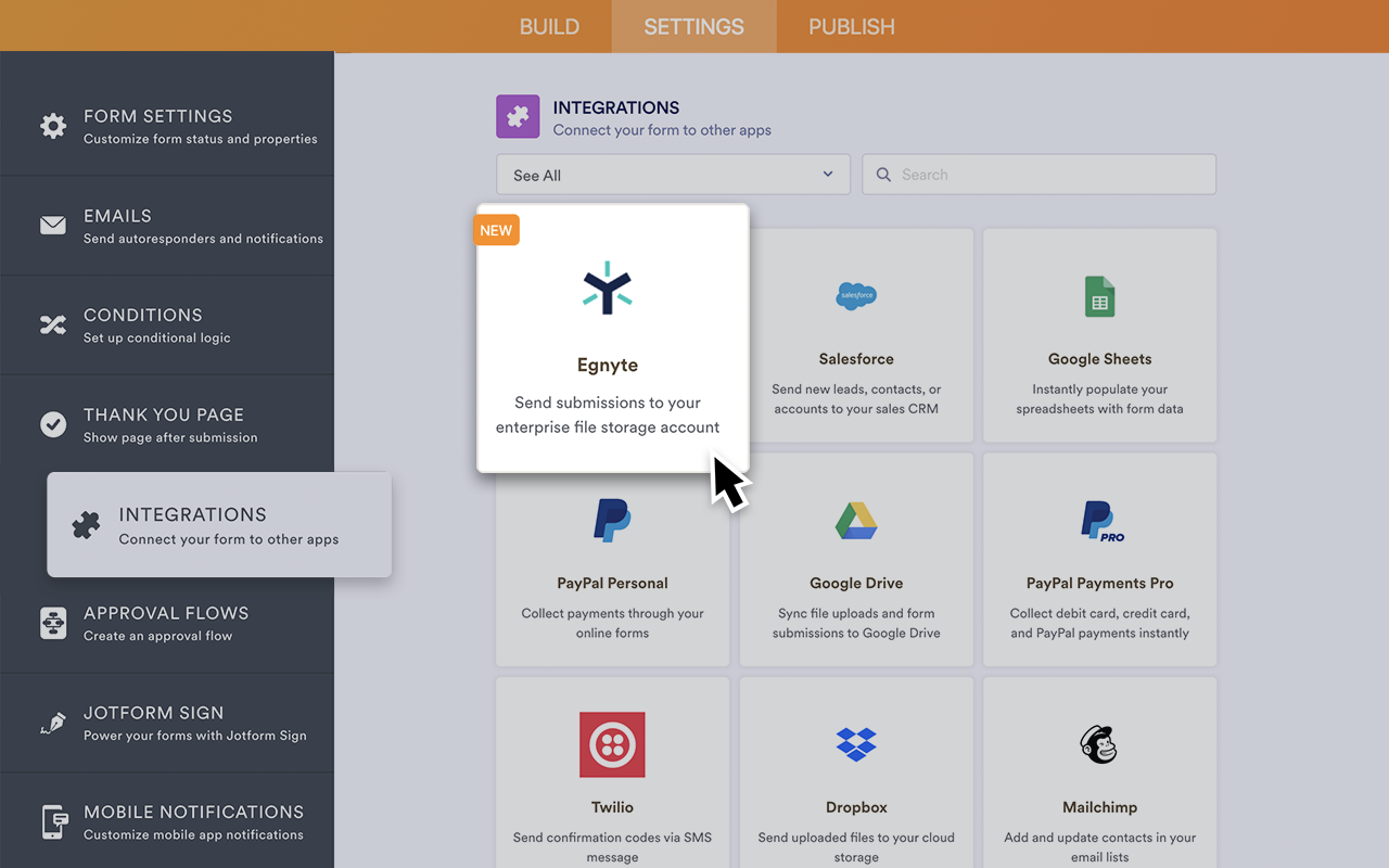Egnyte Integration Screenshot 2
