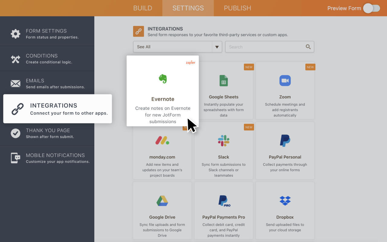 Evernote Forms Screenshot 3