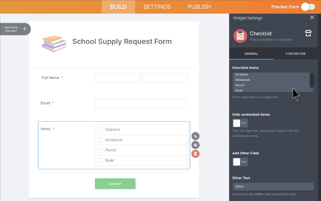 Checklist Screenshot 3