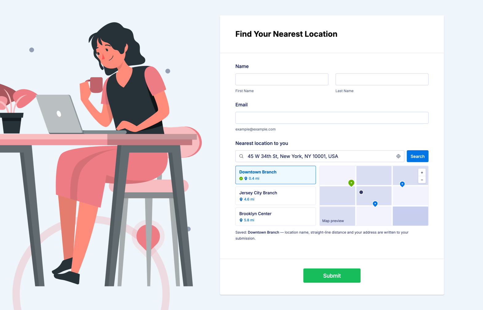 Nearest Location Finder Screenshot 1