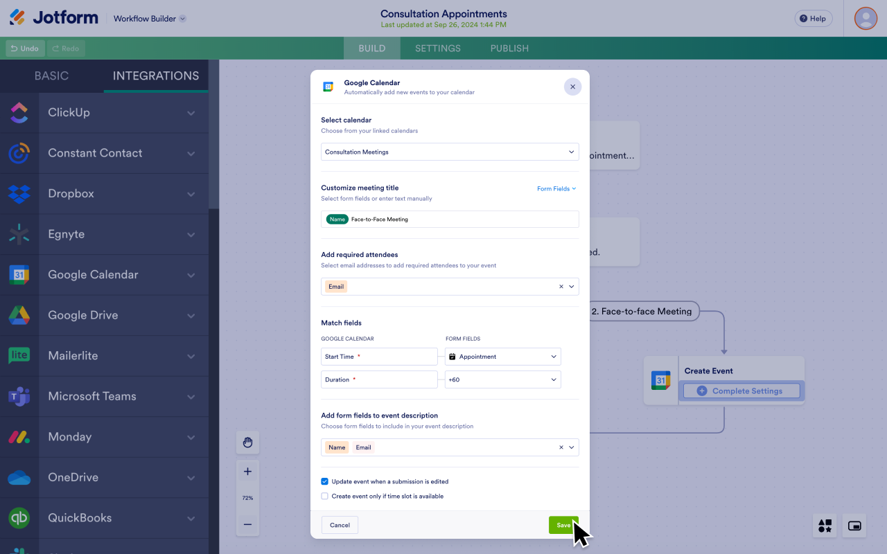 Google Calendar Screenshot 4