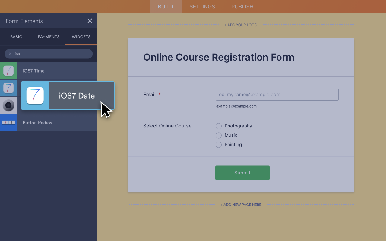 iOS7 Date Screenshot 2