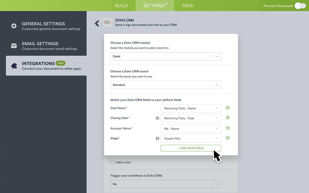 Zoho CRM Screenshot 3